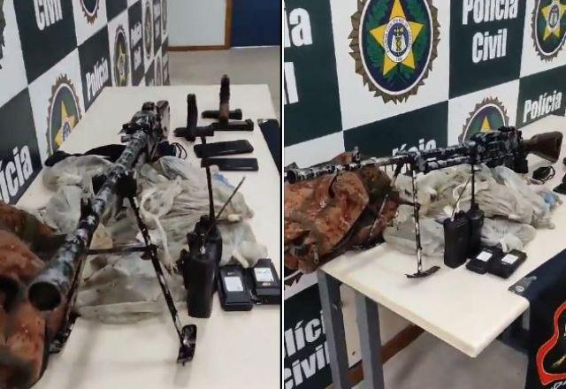 Metralhadora da 1ª e 2 Guerra Mundial apreendida no Rio