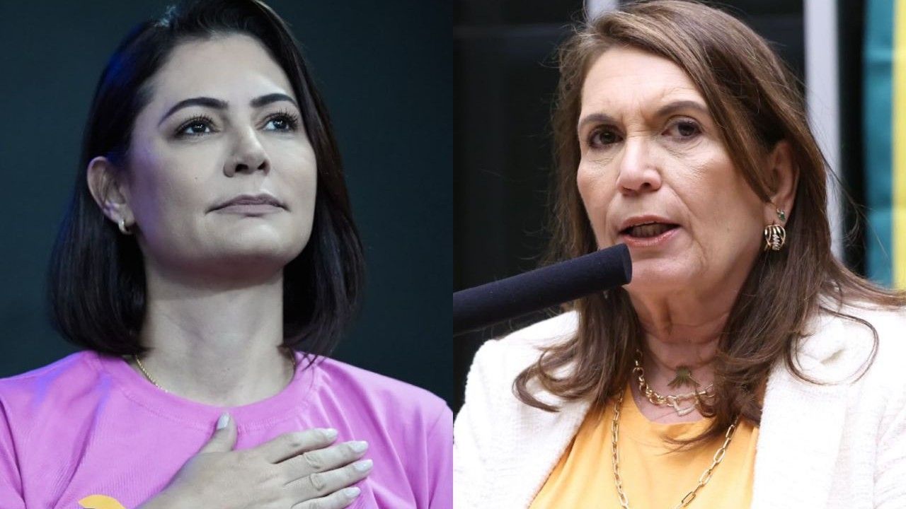 Michelle Bolsonaro e Bia Kicis são eleitas senadoras no DF Michelle Bolsonaro e Bia Kicis são eleitas senadoras no DF