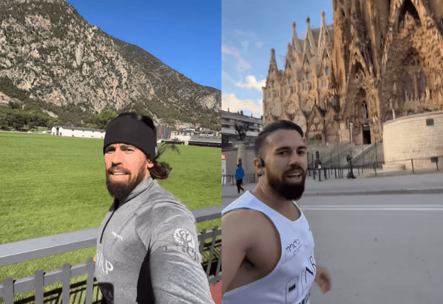 Mike Humphreys percorre 30 maratonas em 30 dias | Reprodução/Instagram