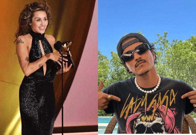 Desde o lançamento de "Flowers" em 2023, fãs especulam que a música seria uma resposta à canção de Bruno Mars, que teria sido uma das favoritas de Liam Hemsworth, ex-marido de Miley Cyrus | Reprodução