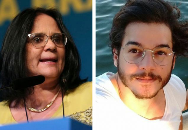 Ministra Damares não poupa elogios à aparência do deputado Túlio Gadêlha Ministra Damares não poupa elogios à aparência do deputado Túlio Gadêlha