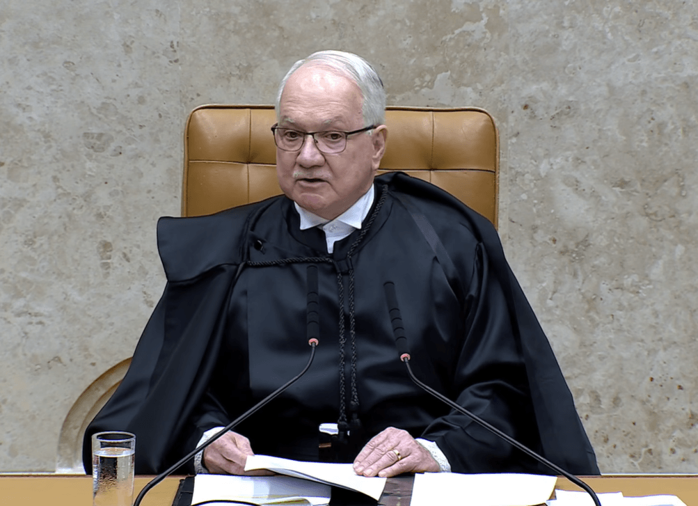 Ministro Edson Fachin, presidente do STF, discursa na abertura do Ano Judiciário de 2026 | Reprodução/YouTube