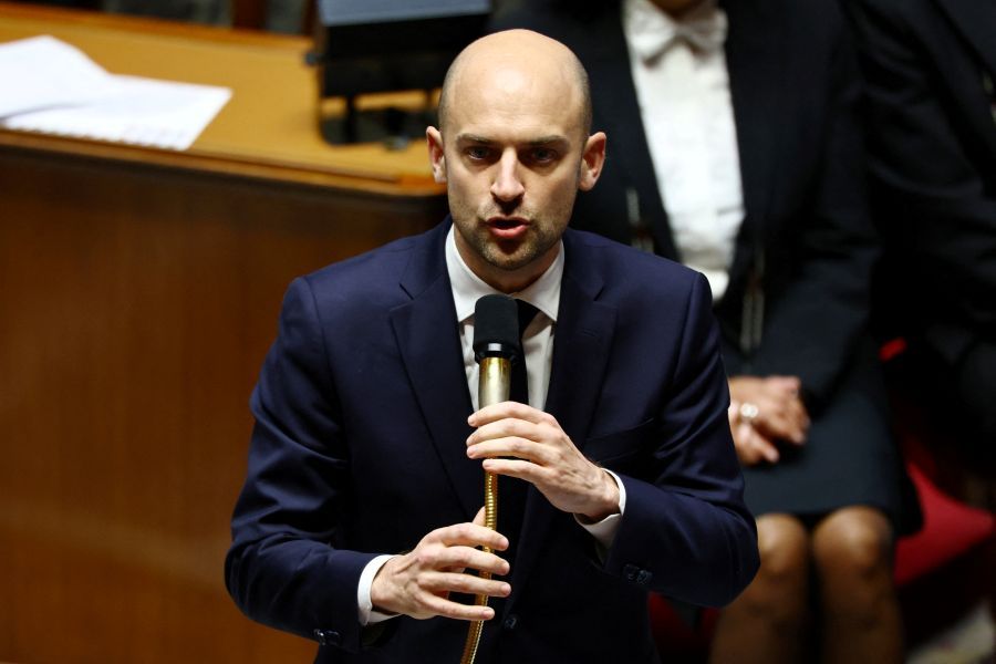 Ministro das Relações Exteriores da França, Jean-Noel Barrot, na Assembleia Nacional francesa em Paris | 20/01/2026/Reuters/Sarah Meyssonnier