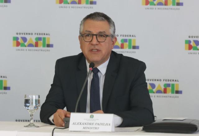 Ministro das Relações Institucionais, Alexandre Padilha