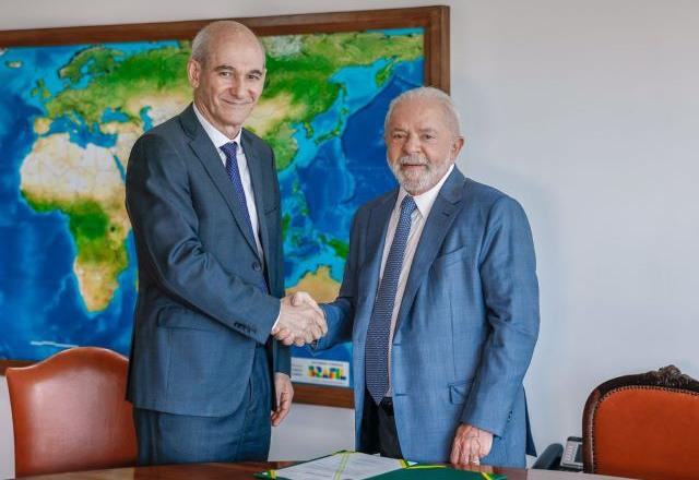 Ministro do Gabinete de Segurança Institucional, general Marcos Amaro, e o presidente Lula