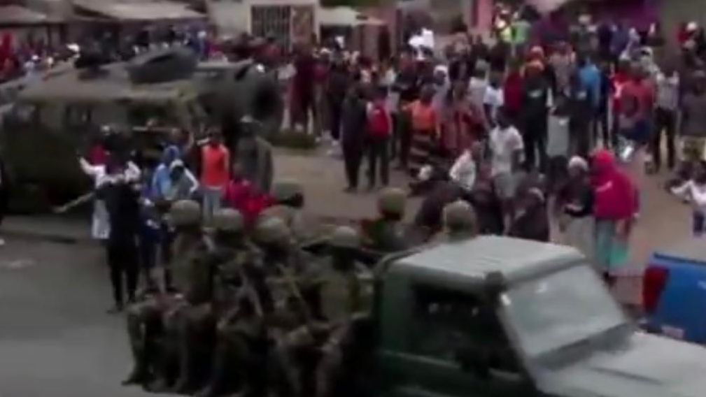 Protestos em Moçambique| Reprodução "X"