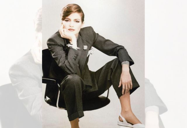  Modelo Gia Carangi em campanha publicitária Primavera-Verão de 1980