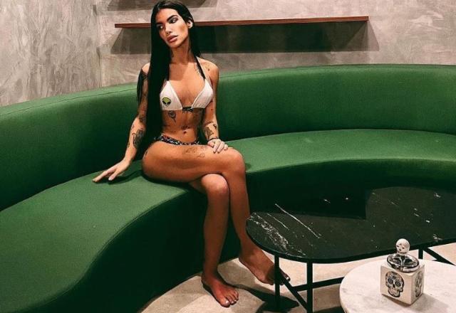Modelo transexual Vitória Guarizo, suspeita de integrar quadrilha que aplicava 'boa noite, cinderela' em vítimas