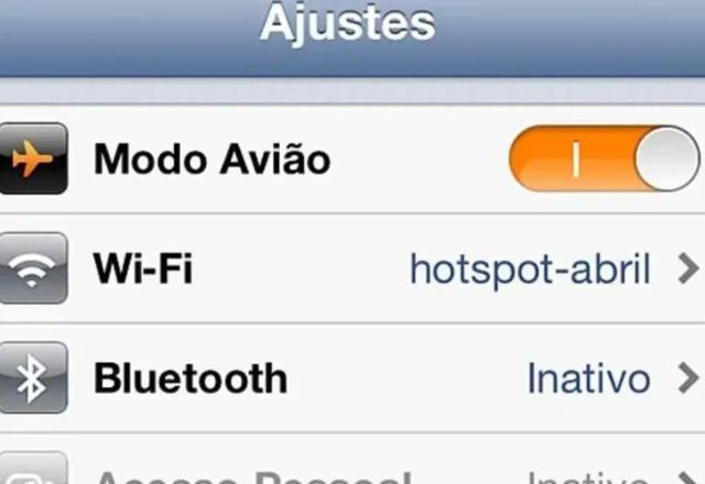 Wi-Fi no Modo Avião (EXAME.com)