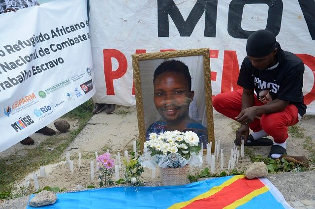 Moïse Kabagambe, de 24 anos, foi morto após cobrar o pagamento de duas diárias de trabalho no quiosque onde trabalhava | Tomaz Silva/Agência Brasil