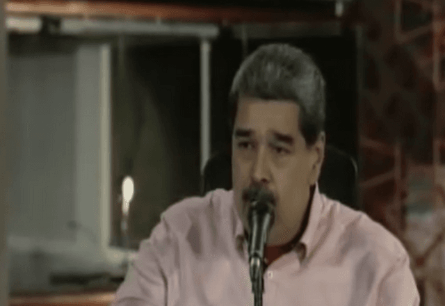 Maduro durante discurso em Caracas | Foto: reprodução 