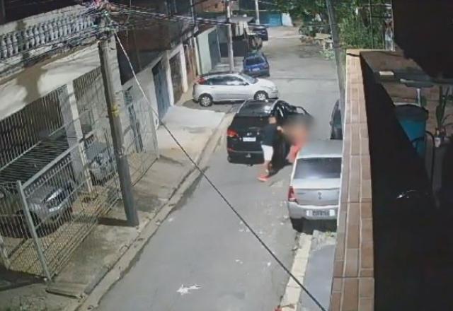 Momento em que PM agride esposa e depois a mata com tiros na zona norte de São Paulo
