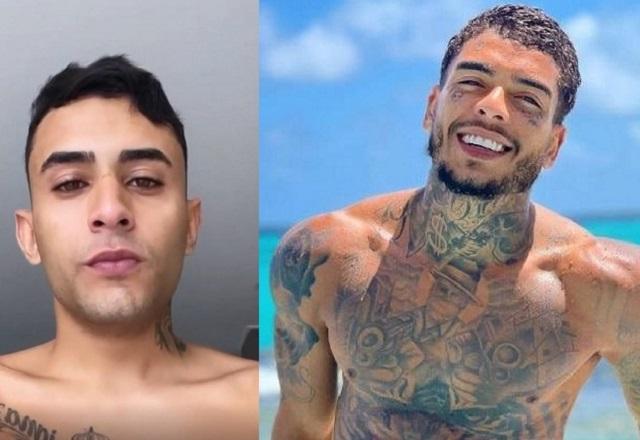 Montagem de fotos com MC VK e MC Kevin, morto em maio de 2021 após cair da sacada de um hotel no RJ