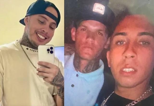 Montagem de fotos com três homens brancos