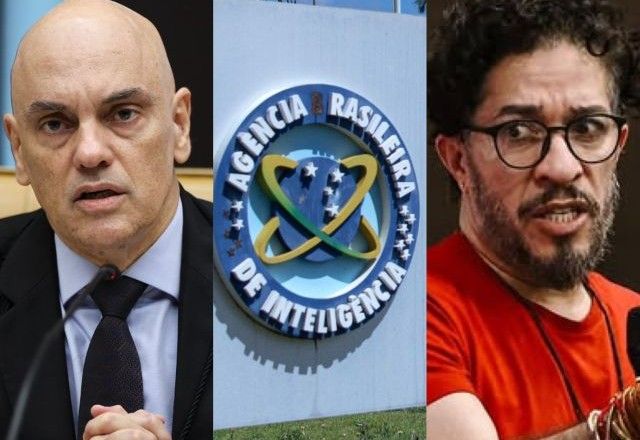 Moraes e ex-deputado Jean Wyllys estão entre pessoas monitoradas ilegalmente pela "Abin paralela" | Divulgação/Ton Molina/STF, Divulgação/Antonio Cruz/Agência Brasil e Reprodução/Instagram