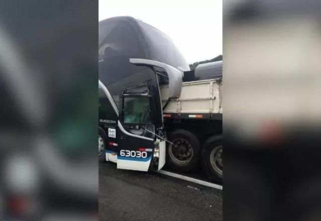 Imagem mostra a gravidade do acidente em Joinville | Reprodução