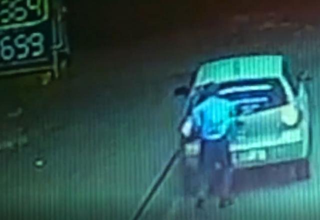 Motoristas fugindo após abastecer o veículo no Distrito Federal
