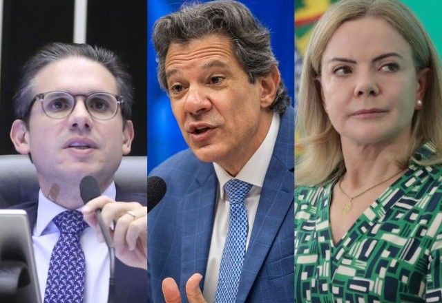 Motta, Haddad e Gleisi: entenda movimentos da Câmara para derrubar decreto de aumento do IOF e reações do governo | Divulgação/Kayo Magalhães/Câmara dos Deputados, Divulgação/Diogo Zacarias/MF e Divulgação/Gil Ferreira/SRI
