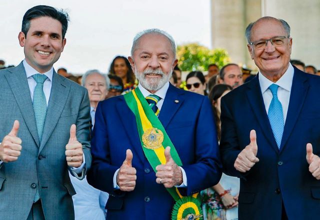 Motta, Lula e Alckmin em desfile do 7 de setembro | Foto: Ricardo Stuckert/PR