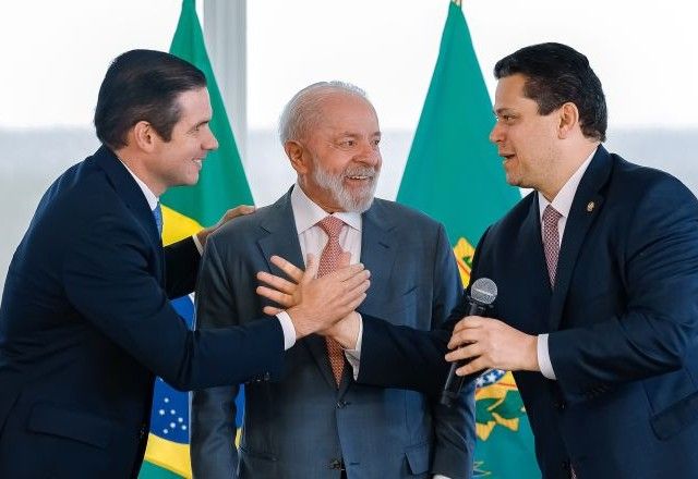 Motta, Lula e Alcolumbre | Divulgação/Ricardo Stuckert/PR