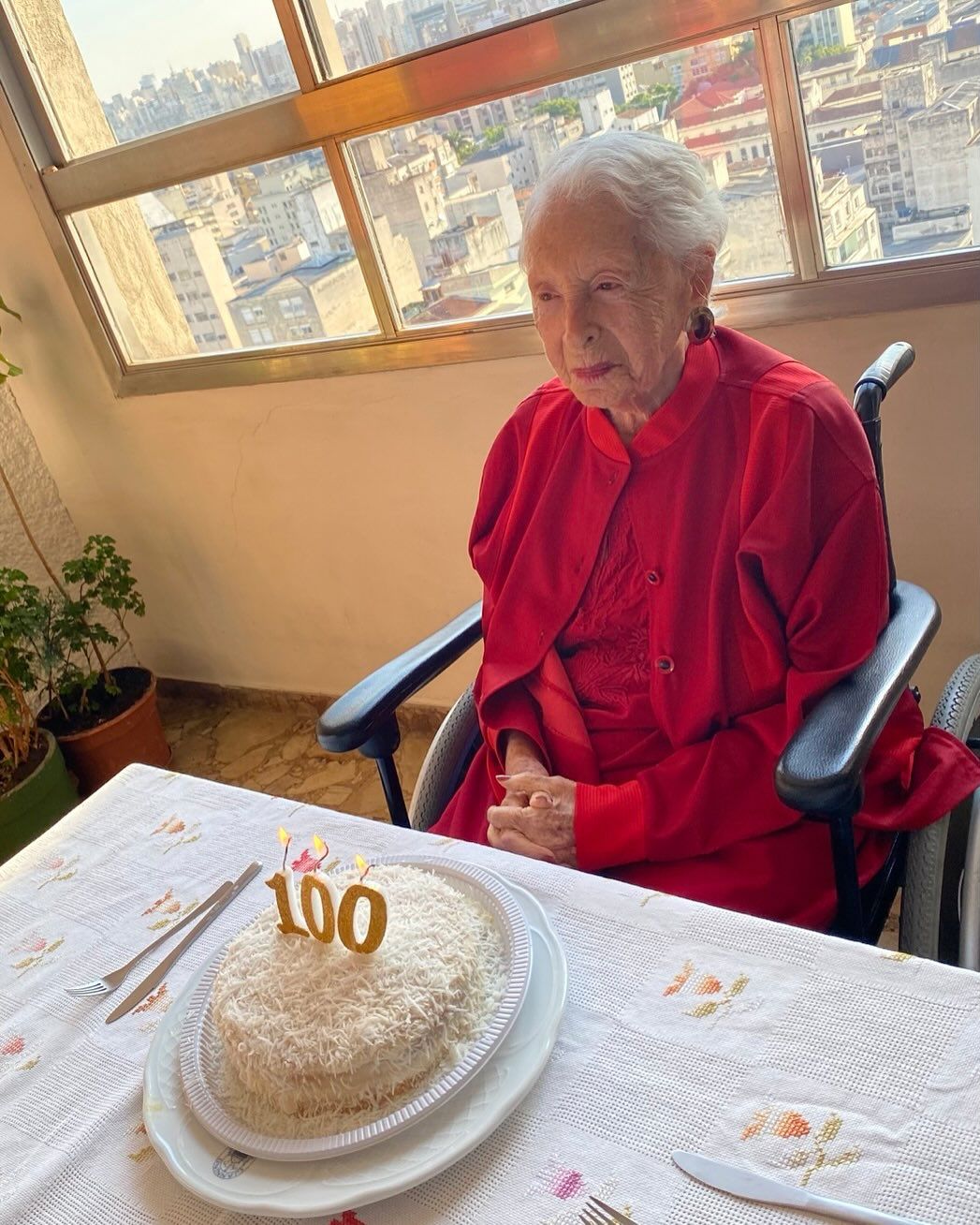 Clara Charf completou 100 anos em julho de 2025 | Reprodução