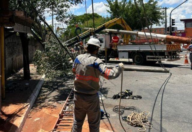 Muitos bairros de SP ficaram sem energia