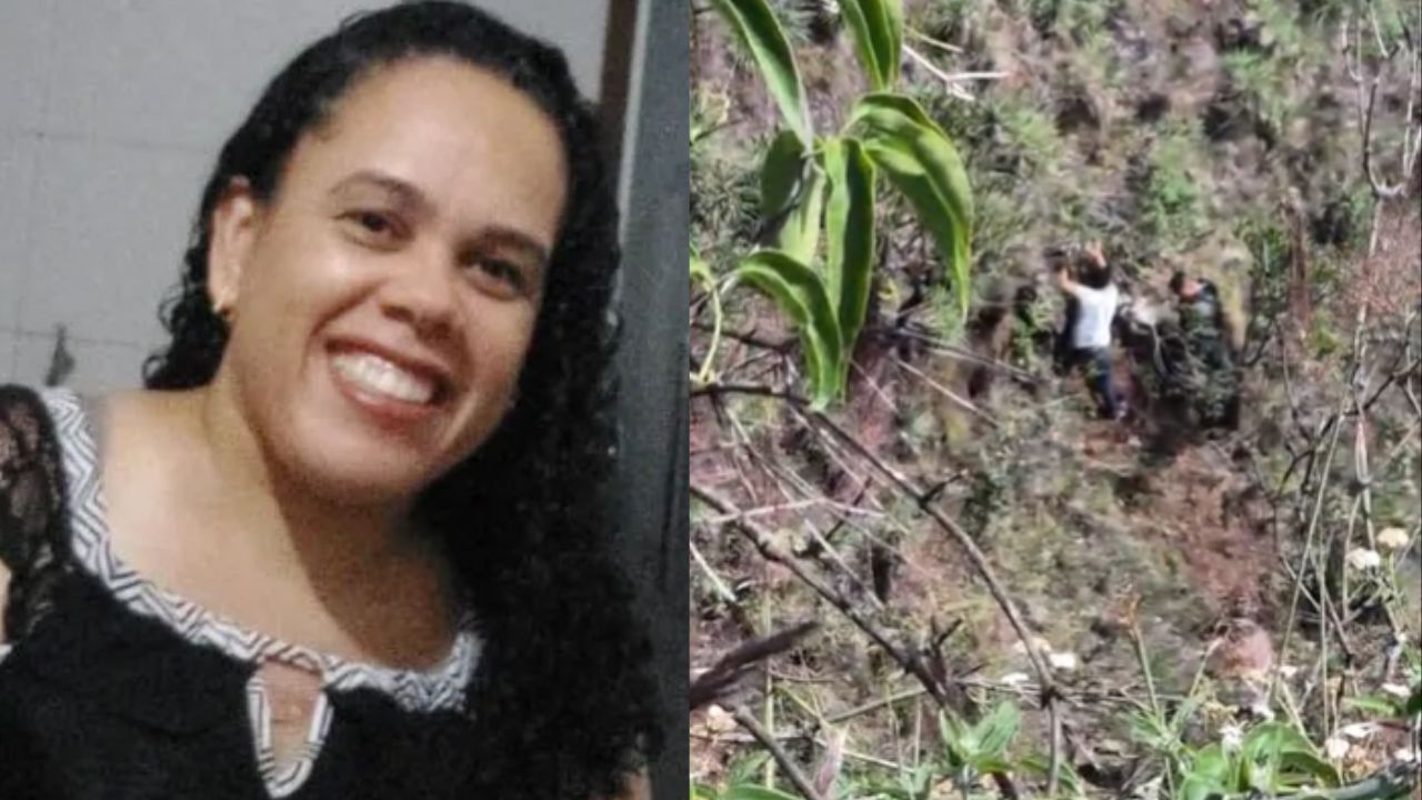 Imagem da notícia: Mulher jogada de penhasco pelo ex é localizada com vida em MG