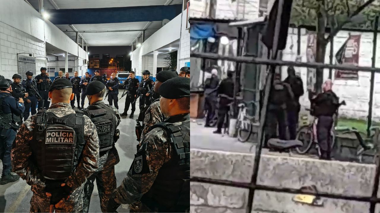 Imagem da notícia: Mulher é atingida dentro de ônibus durante tiroteio no Rio Imagem da notícia: Mulher é atingida dentro de ônibus durante tiroteio no Rio