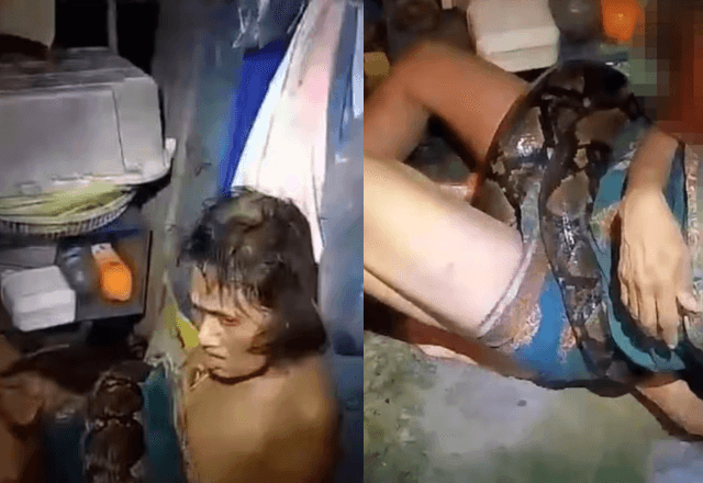 A vítima tentou gritar por ajuda, mas ninguém a ouviu inicialmente | Reprodução