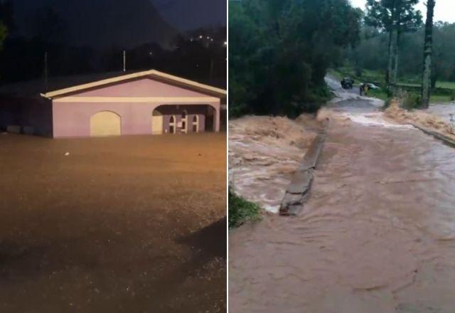 Municípios no RS atingidos pela tempestade