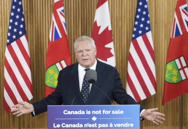 Primeiro-ministro de Ontário, Doug Ford | Nathan Denette/ via AP