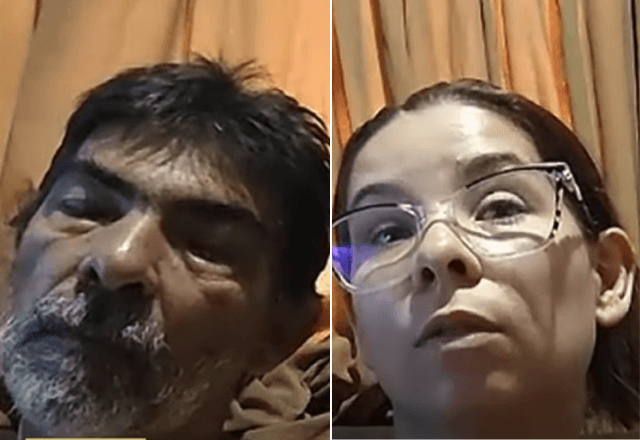 Carlos Alberto, pai, e Vanessa, irmã de Vitória Regina | Reprodução