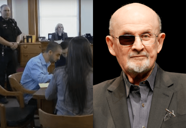 Julgamento do ataque ao escritor Salman Rushdie | Reprodução AP