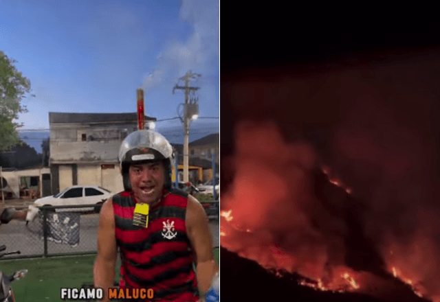 Polícia investiga incêndio na Mata Atlântica causada por influenciadores | Reprodução