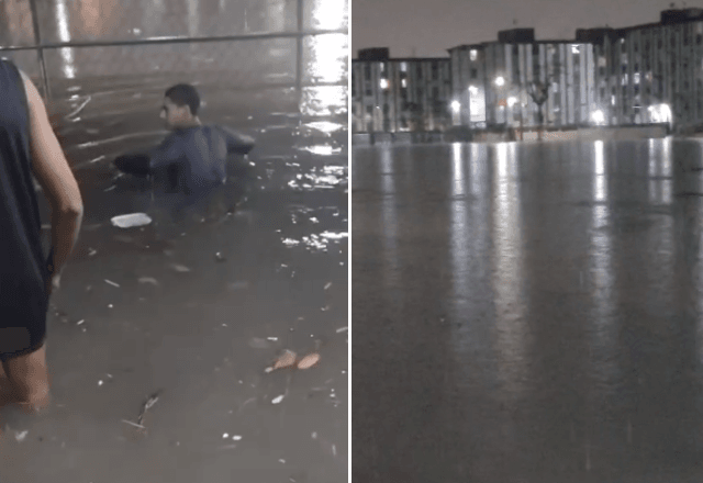 Chuva causa alagamento na zona norte do Rio | Reprodução