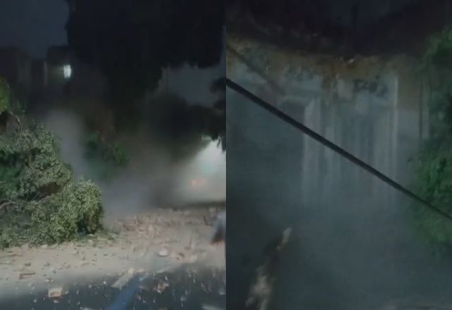 Casarão histórico desaba no Centro do Rio | Reprodução/Redes Sociais