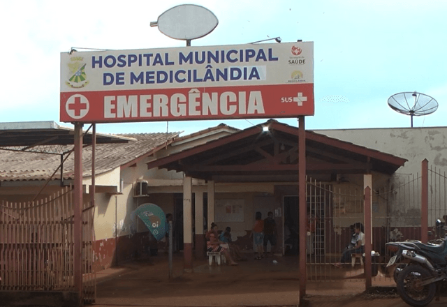 No hospital, médicos identificaram "chumbinho" no estômago da vítima | Foto: reprodução