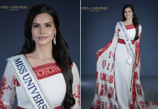 Nadeen Ayoub, primeiro mulher a representar a Palestina no Miss Universo