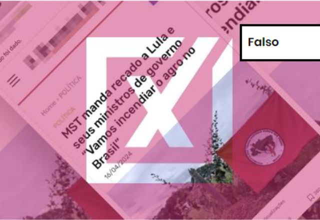 Não há evidências de que MST tenha ameaçado “incendiar o agro” antes das queimadas recentes | Projeto Comprova