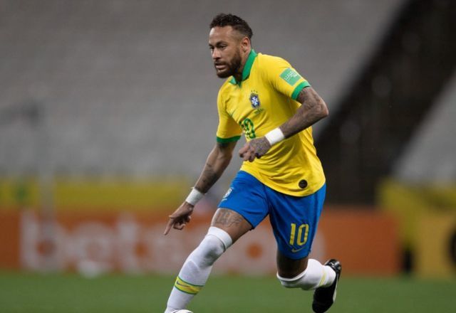 Neymar atuando pela Seleção Brasileira | Foto: CBF