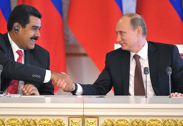 Nicolas Maduro e Vladimir Putin