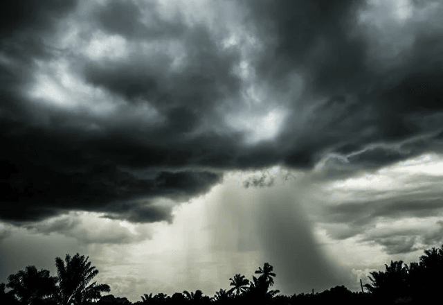 Nuvem de chuva | Reprodução Climatempo