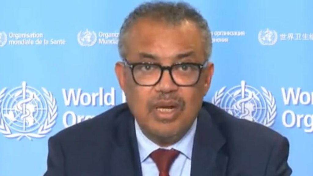 Tedros Adhanom, diretor-geral da Organização Mundial de Saúde | Reprodução "X"