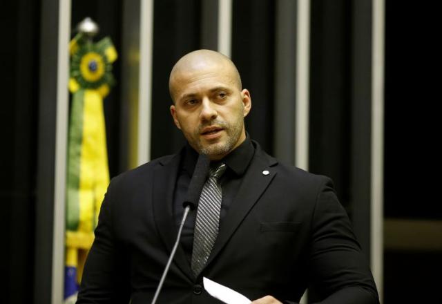 O deputado Daniel Silveira em reunião da CCJ (Foto: Larissa Arantes)