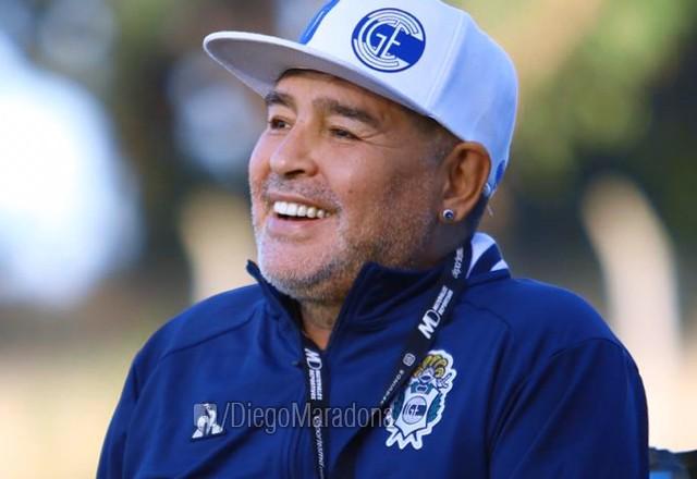 O ex-jogador de futebol Diego Maradona