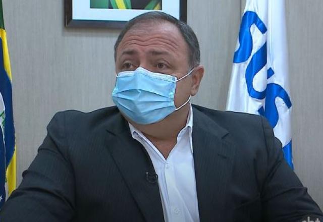 O ministro da Saúde, Eduardo Pazuello