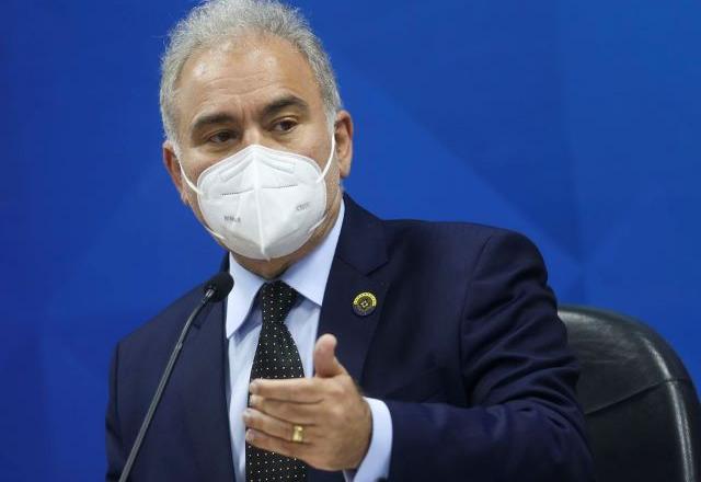 O ministro da Saúde, Marcelo Queiroga