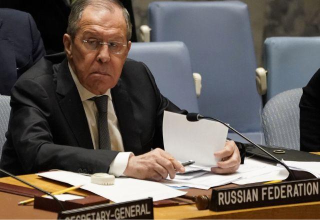 O ministro das Relações Exteriores da Rússia, Sergey Lavrov
