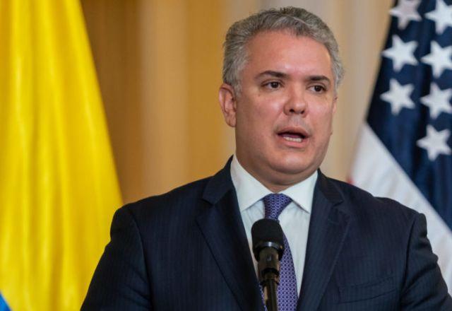 O presidente colombiano, Iván Duque