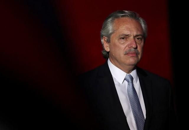O presidente da Argentina, Alberto Fernández